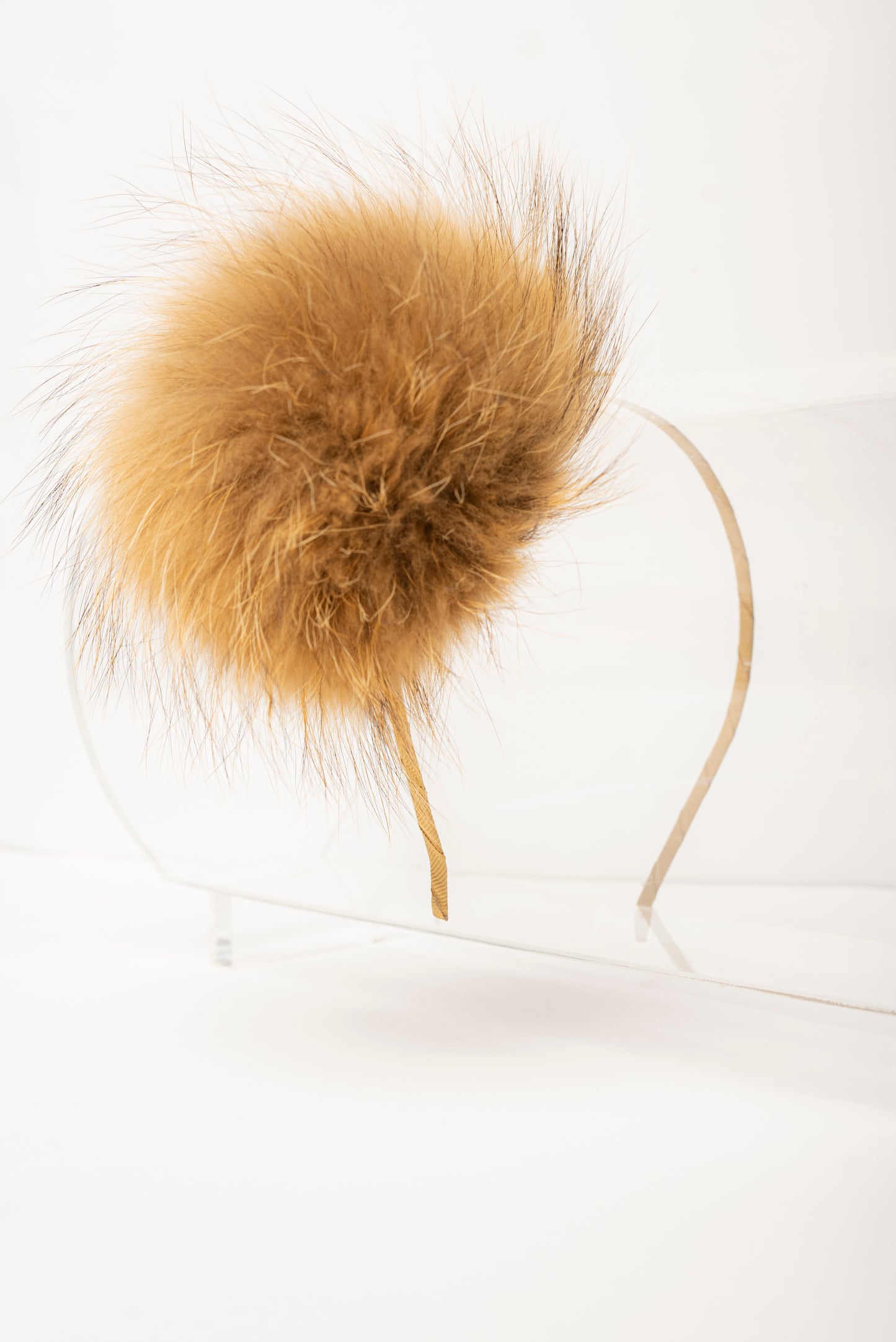 DIADEMA  FUR POMPOM  GRANDE 🎀